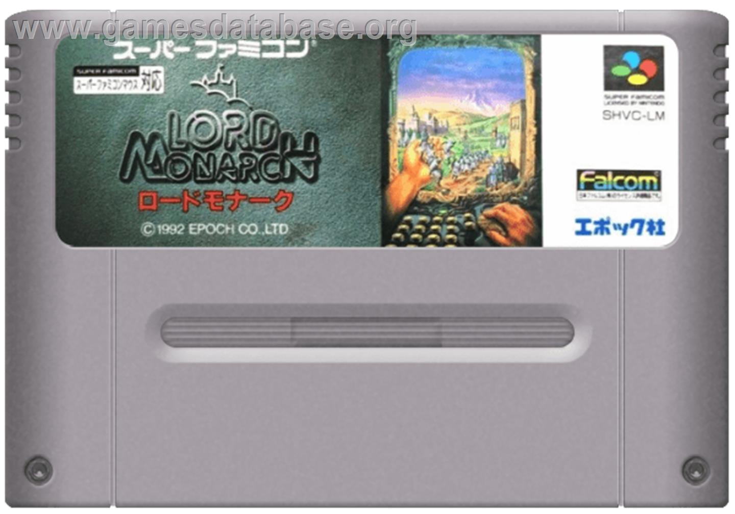 Lord Monarch - Nintendo SNES - Artwork - Cartridge