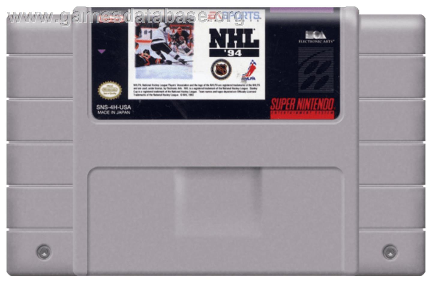 NHL '94 - Nintendo SNES - Artwork - Cartridge
