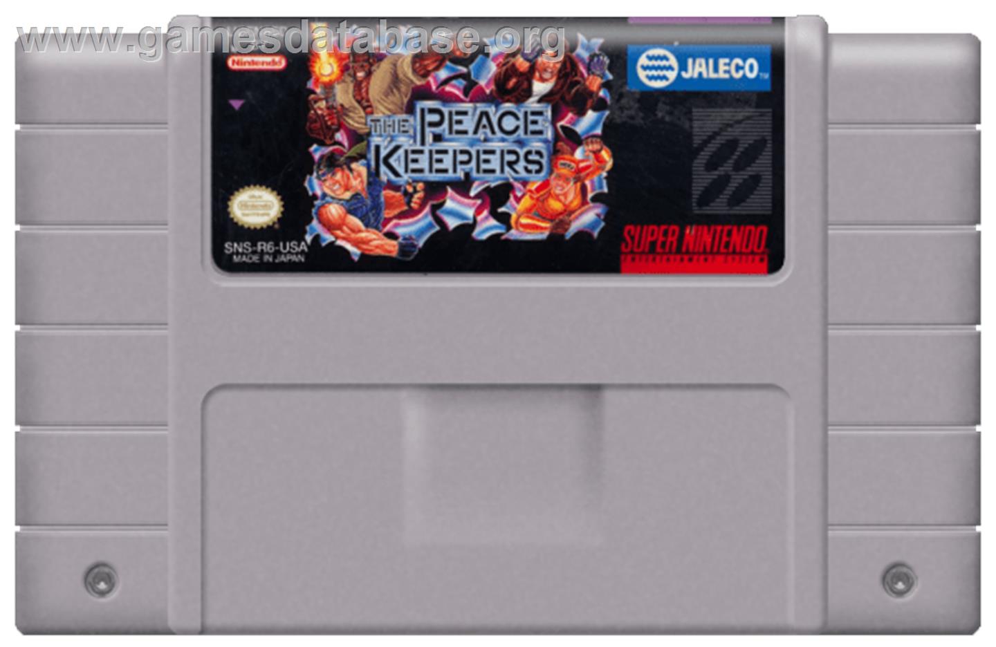 The Peace Keepers - Nintendo SNES - Artwork - Cartridge