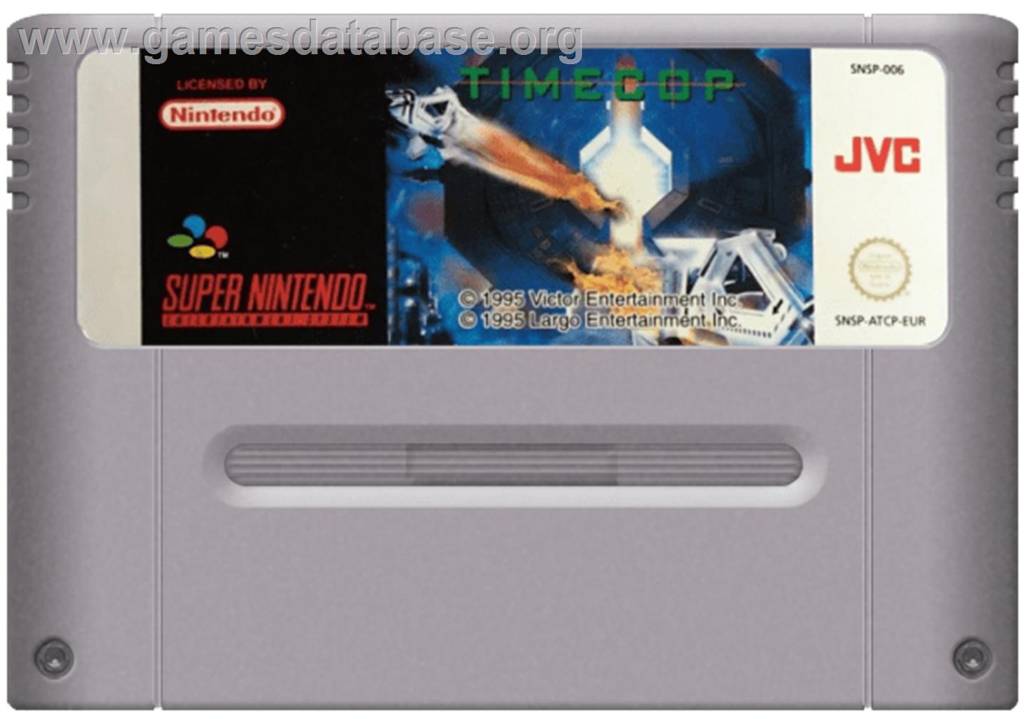 Timecop - Nintendo SNES - Artwork - Cartridge