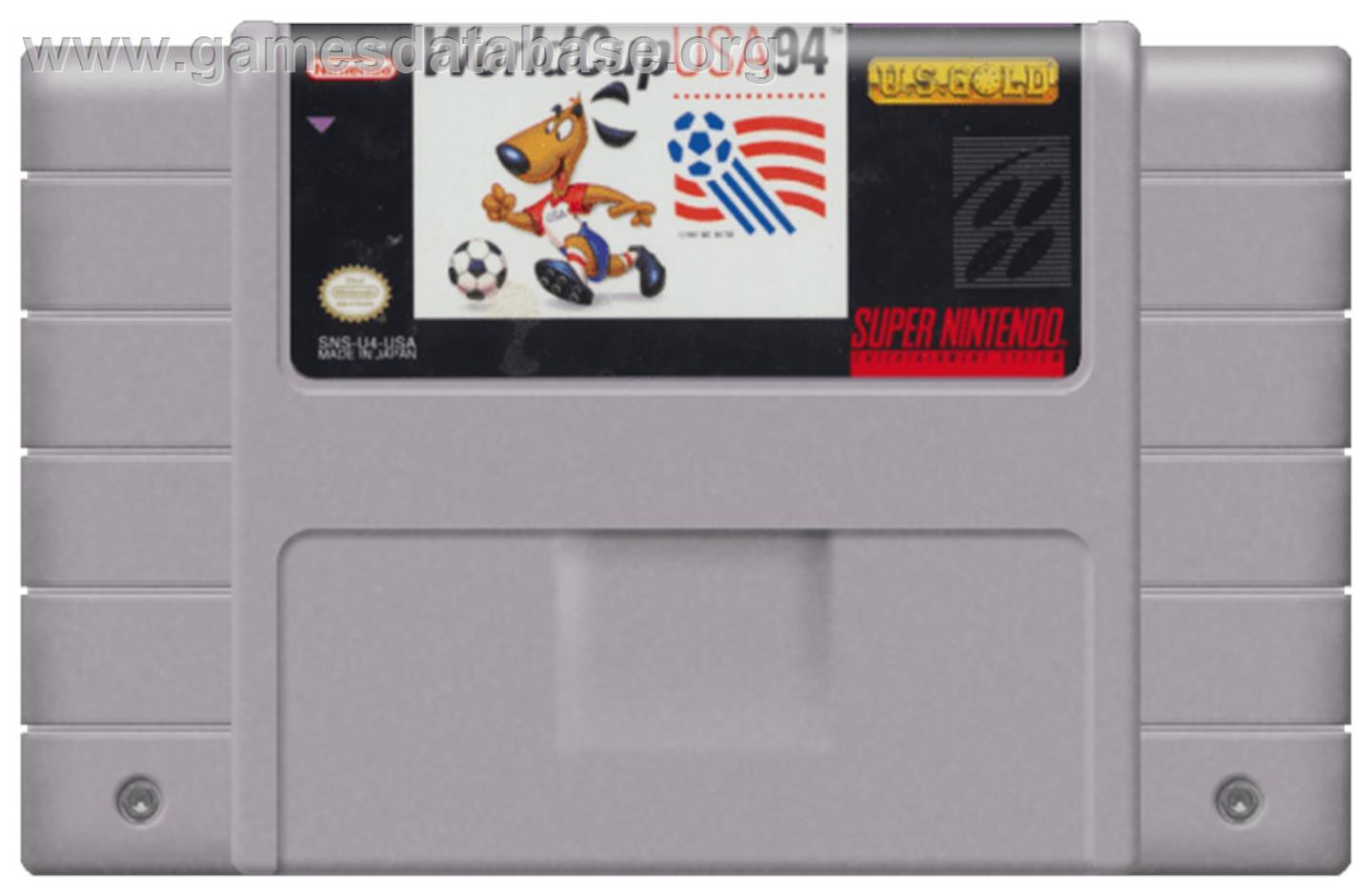 World Cup USA '94 - Nintendo SNES - Artwork - Cartridge
