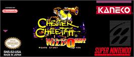 Top of cartridge artwork for Chester Cheetah: Wild Wild Quest on the Nintendo SNES.