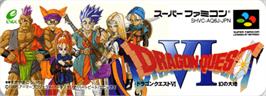 Top of cartridge artwork for Dragon Quest VI: Maboroshi no Daichi on the Nintendo SNES.