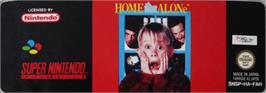 Top of cartridge artwork for Home Alone on the Nintendo SNES.