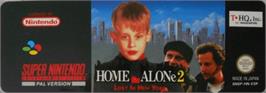 Top of cartridge artwork for Home Alone 2: Lost in New York on the Nintendo SNES.