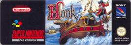 Top of cartridge artwork for Hook on the Nintendo SNES.