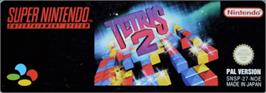 Top of cartridge artwork for Tetris 2 on the Nintendo SNES.