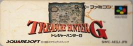 Top of cartridge artwork for Treasure Hunter G on the Nintendo SNES.