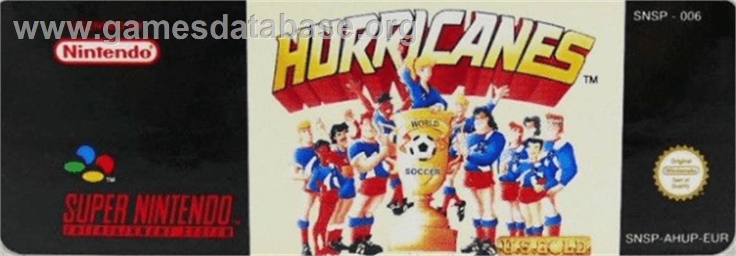 The Hurricanes - Nintendo SNES - Artwork - Cartridge Top