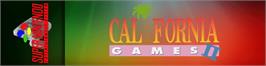 Arcade Cabinet Marquee for California Games II.