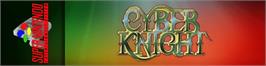 Arcade Cabinet Marquee for Cyber Knight.