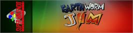 Arcade Cabinet Marquee for Earthworm Jim.