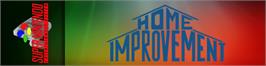 Arcade Cabinet Marquee for Home Improvement: Power Tool Pursuit.