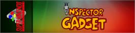 Arcade Cabinet Marquee for Inspector Gadget.