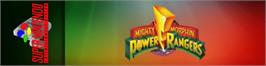 Arcade Cabinet Marquee for Mighty Morphin Power Rangers.