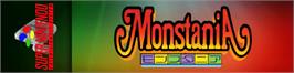 Arcade Cabinet Marquee for Monstania.