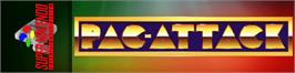 Arcade Cabinet Marquee for Pac-Attack.
