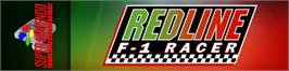 Arcade Cabinet Marquee for Redline: F1 Racer.