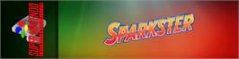 Arcade Cabinet Marquee for Sparkster.