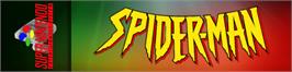 Arcade Cabinet Marquee for Spider-Man: The Animated Series.