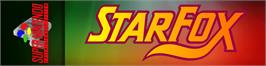 Arcade Cabinet Marquee for Star Fox: Super Weekend Competition.