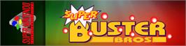Arcade Cabinet Marquee for Super Buster Bros..