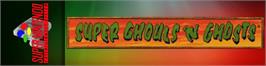 Arcade Cabinet Marquee for Super Ghouls 'N Ghosts.