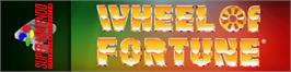 Arcade Cabinet Marquee for Wheel of Fortune.