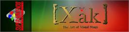 Arcade Cabinet Marquee for Xak: The Art of Visual Stage.