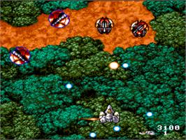 In game image of Acrobat Mission on the Nintendo SNES.