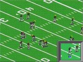 In game image of All-American Championship Football on the Nintendo SNES.