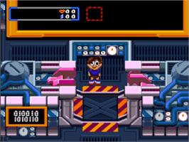 In game image of Big Sky Trooper on the Nintendo SNES.