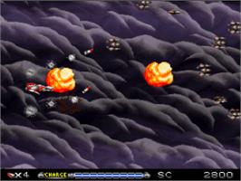 In game image of BioMetal on the Nintendo SNES.