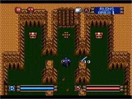 In game image of Brandish on the Nintendo SNES.