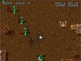 In game image of Firepower 2000 on the Nintendo SNES.