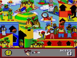 In game image of The Great Waldo Search on the Nintendo SNES.