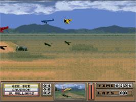 In game image of The Rocketeer on the Nintendo SNES.