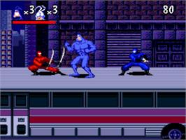 In game image of The Tick on the Nintendo SNES.