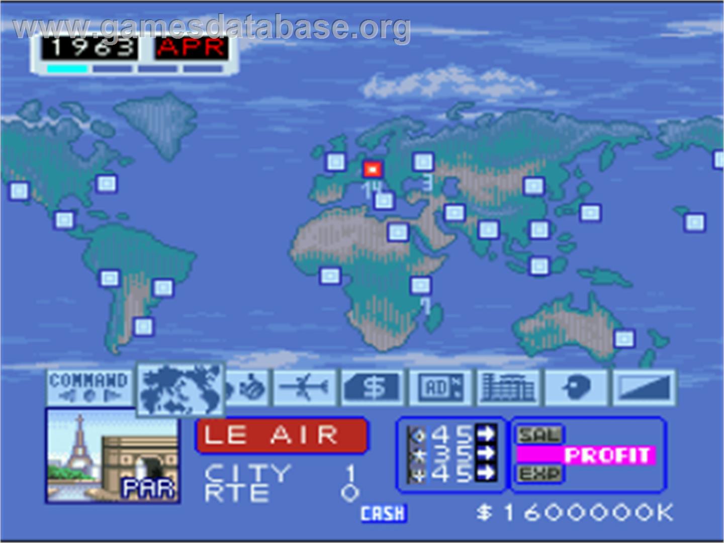 Air Management: Oozora ni Kakeru - Nintendo SNES - Artwork - In Game