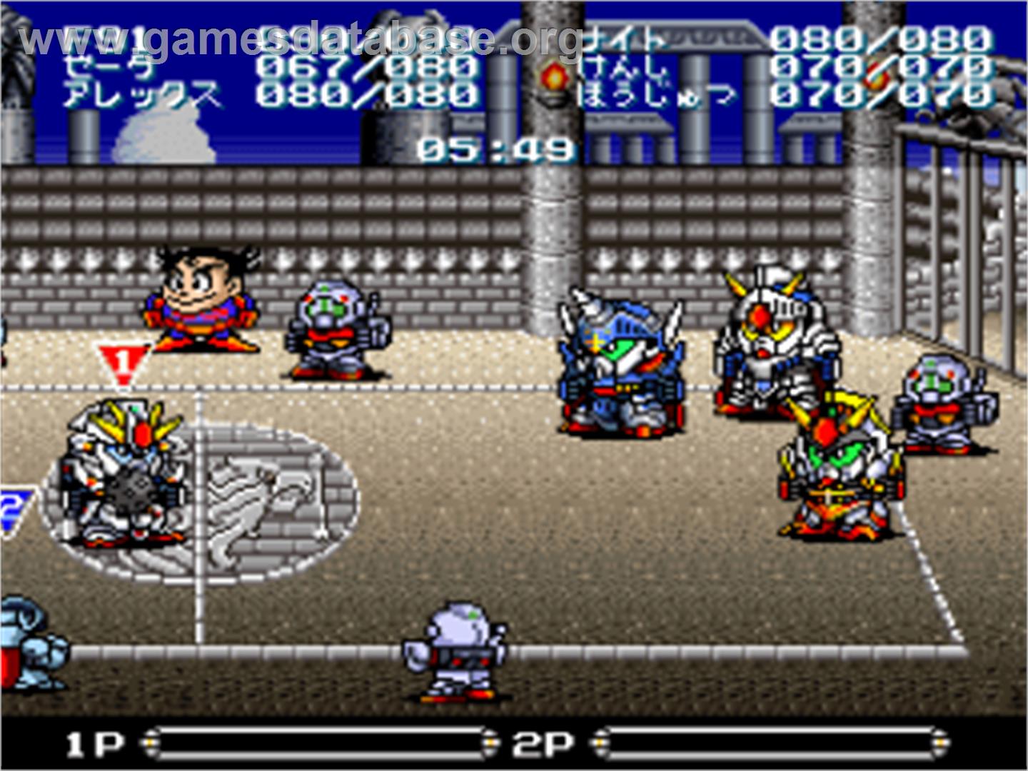Battle Dodge Ball: Toukyuu Daigekitotsu! - Nintendo SNES - Artwork - In Game