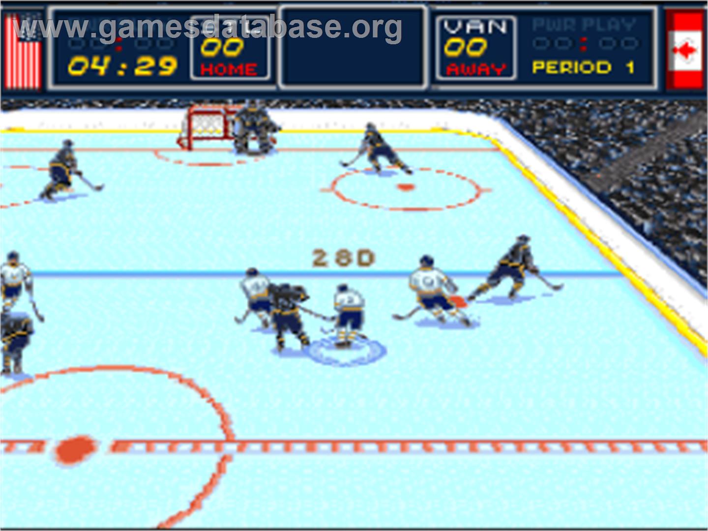 Brett Hull Hockey 95 - Nintendo SNES - Artwork - In Game