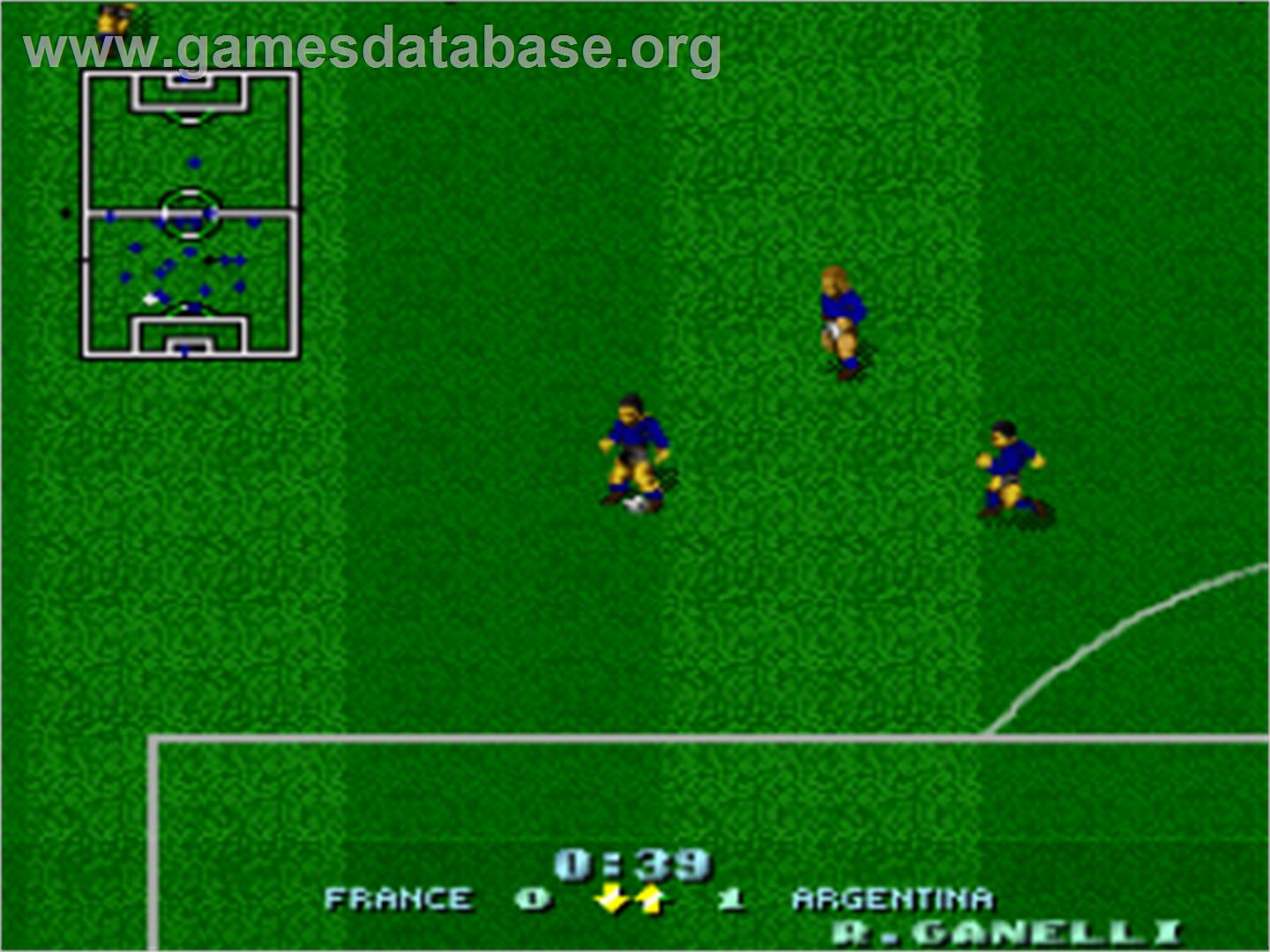 Dino Dini's Soccer - Nintendo SNES - Artwork - In Game