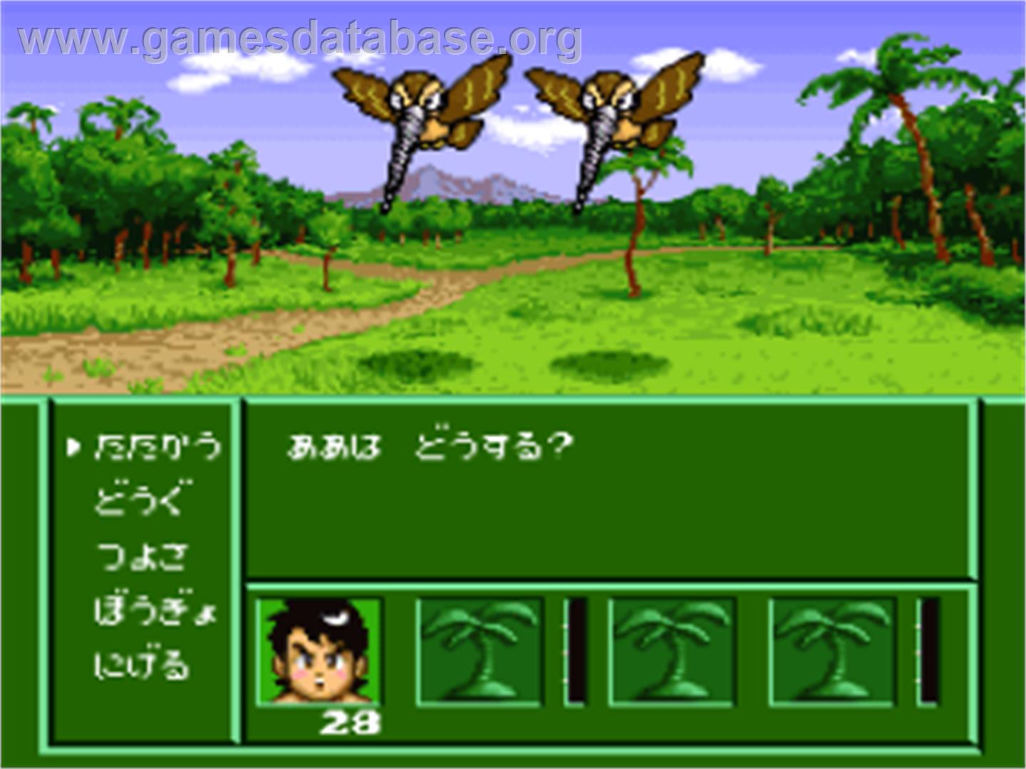 Jungle Wars 2:  Kodai Mahou Atimos no Nazo - Nintendo SNES - Artwork - In Game