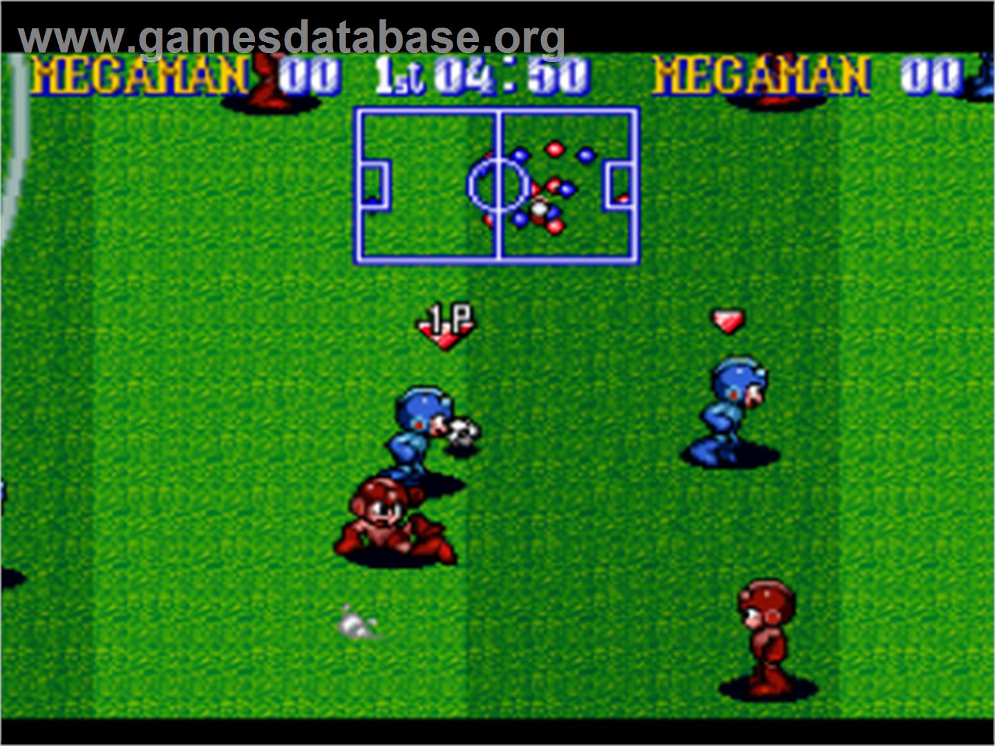 Mega Man Soccer - Nintendo SNES - Artwork - In Game