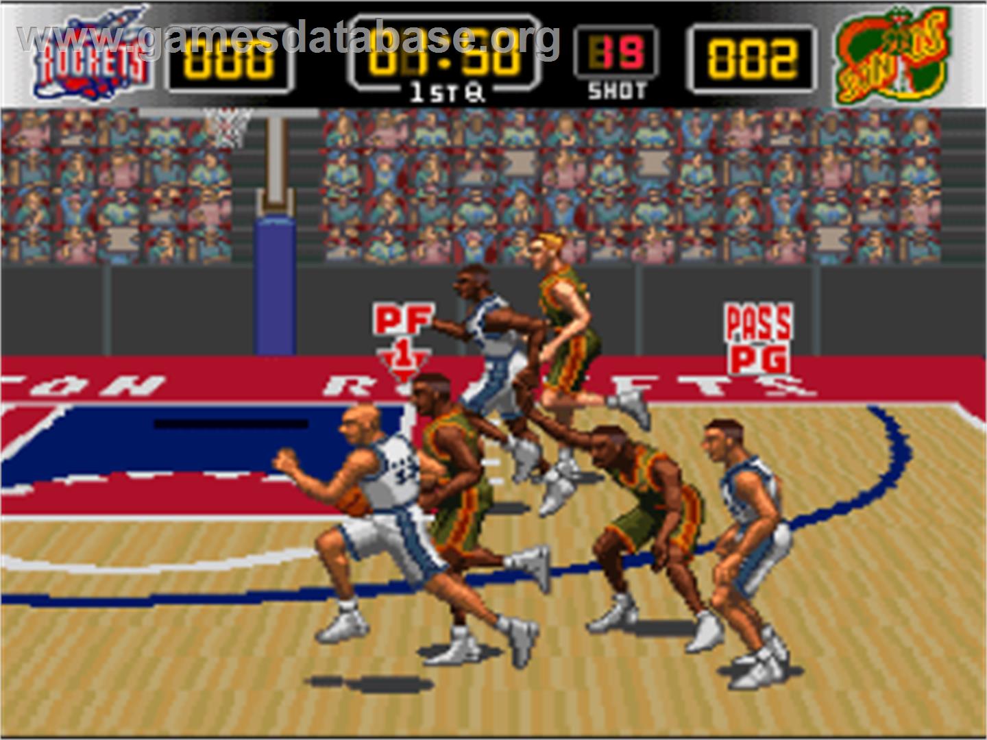 NBA Give 'n Go - Nintendo SNES - Artwork - In Game