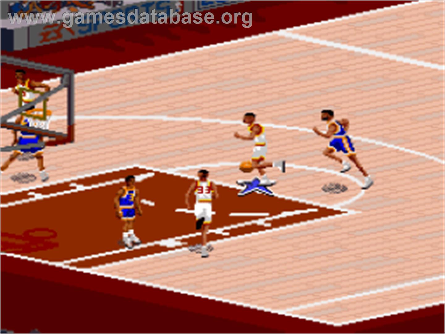 NBA Live '95 - Nintendo SNES - Artwork - In Game