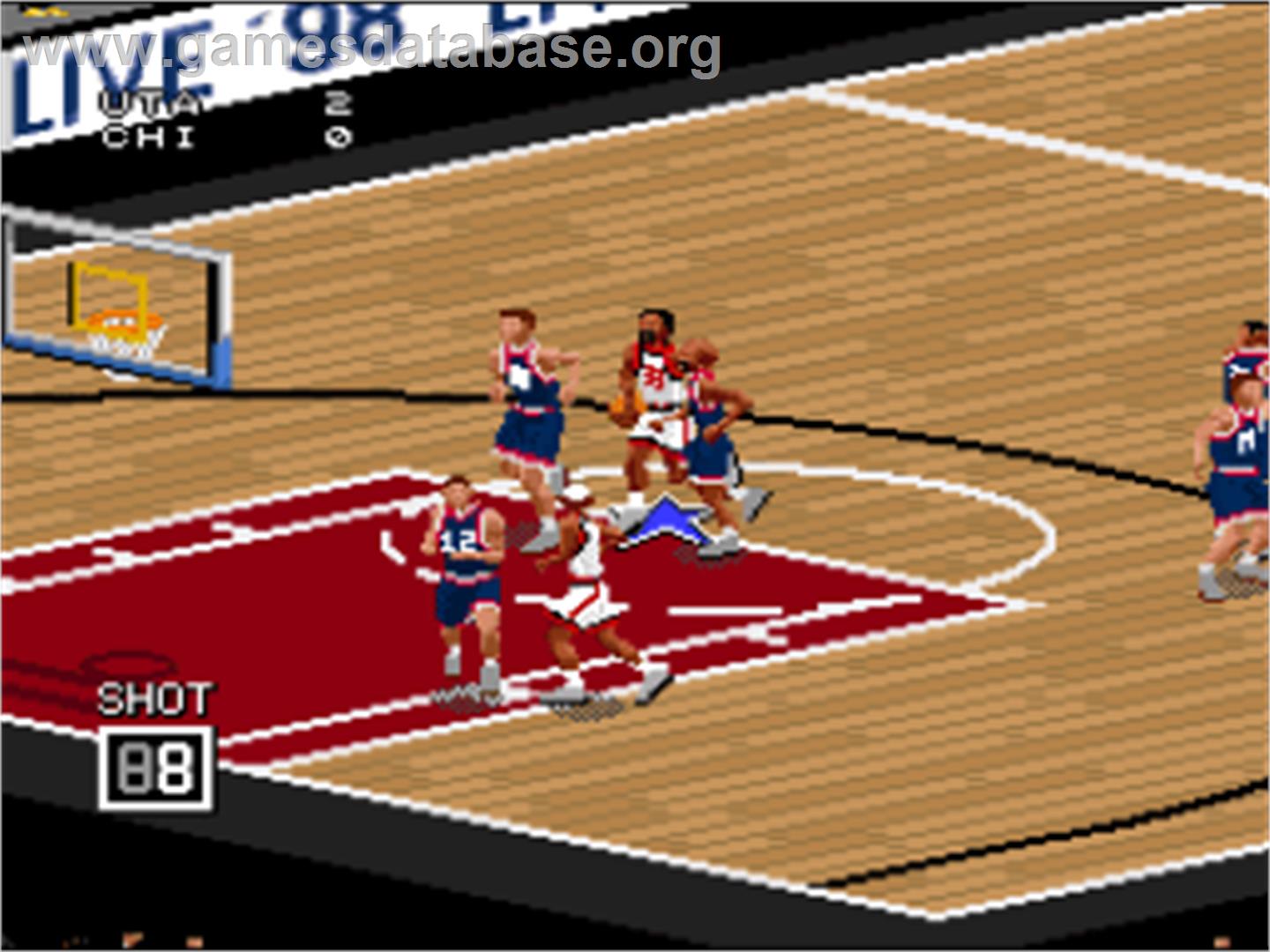 NBA Live '98 - Nintendo SNES - Artwork - In Game
