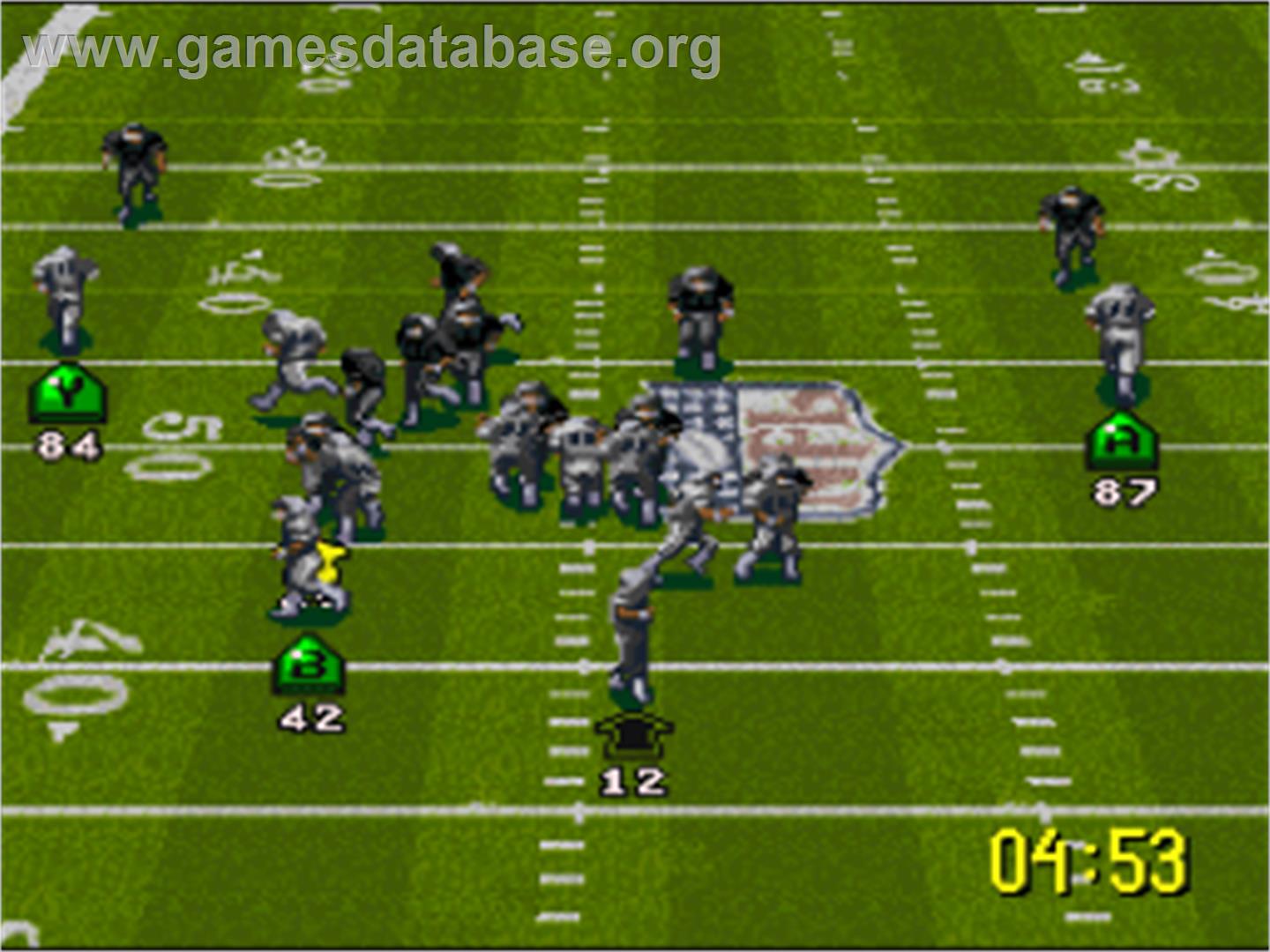 NFL Quarterback Club '96 - Nintendo SNES - Artwork - In Game
