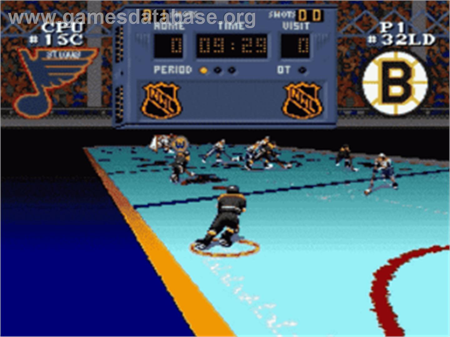 NHL Stanley Cup - Nintendo SNES - Artwork - In Game