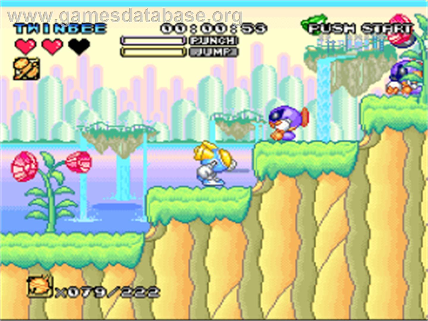 Pop'n TwinBee Rainbow Bell Adventures - Nintendo SNES - Artwork - In Game